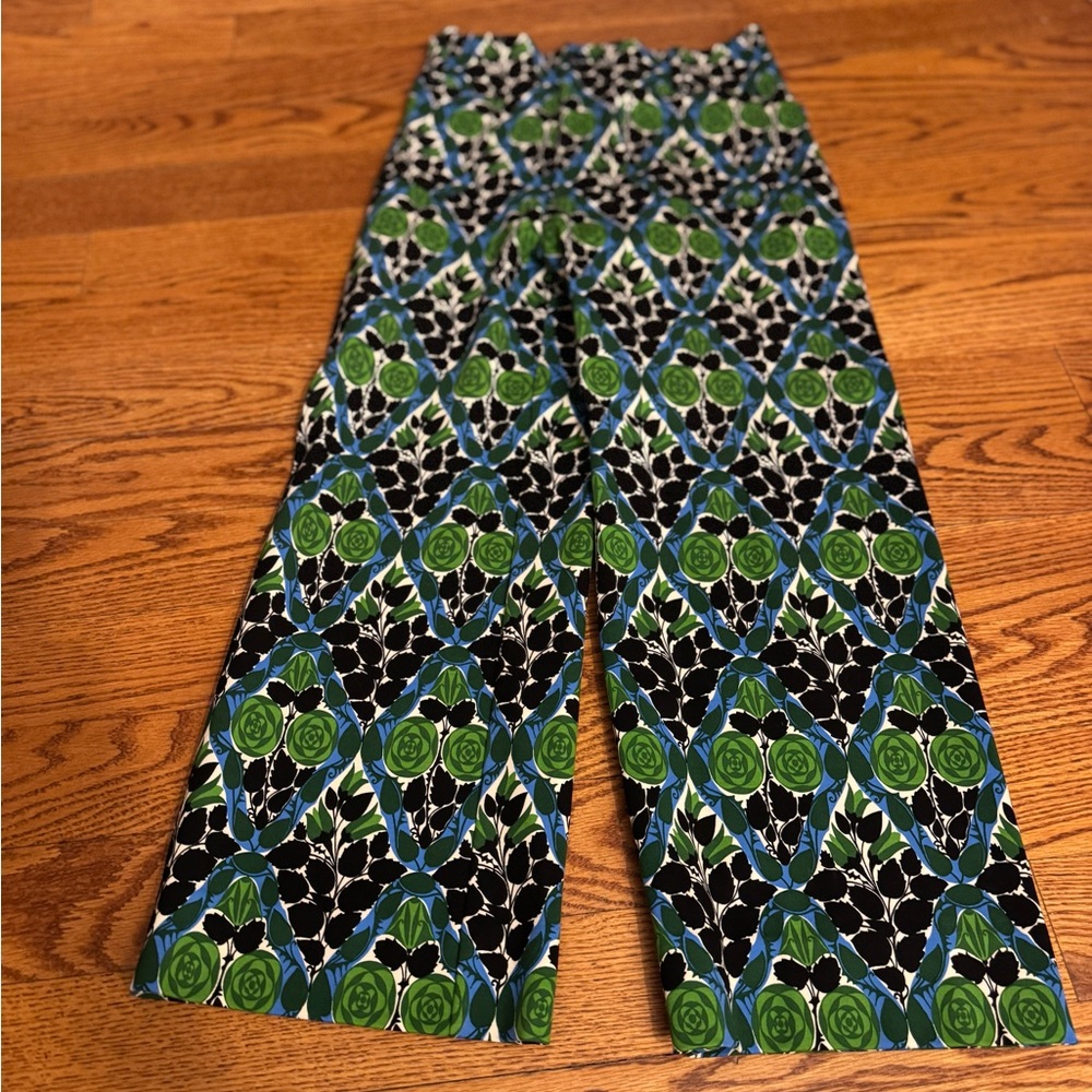 Patterned Wide-Leg “Colette” Pants from Anthropologie